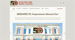 Desktop Screenshot of hpanimalhospital.com
